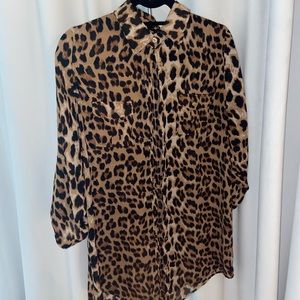Leopard print tunic